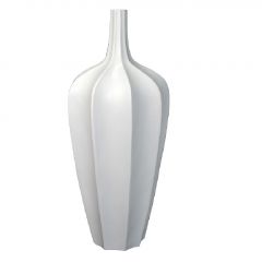Espiel Βάζο Fiberclay Λευκό 38x124 Εκ. Κωδικός: LOF106