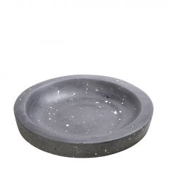 Espiel Διακοσμητικό Μπωλ Τσιμεντένιο Σκούρο Γκρι 36x36x5 Κωδικός: TZB115