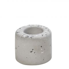 Espiel Κηροπήγιο Τσιμεντένιο Ανοιχτό Γκρι 8x6,5 Κωδικός: TZG110