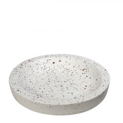 Espiel Διακοσμητικό Μπωλ Τσιμεντένιο Λευκό 36x36x5 Κωδικός: TZL115