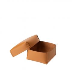 Espiel Κουτι Τετραγωνο Καφε Δερματινο 13Χ13Χ8,5Εκ Κωδικός: RAG201