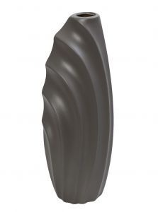 Espiel Βάζο Κεραμικό Σκούρο Γκρι 18,8x14,7x57 Εκ. Κωδικός: MIG128