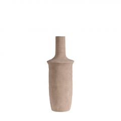 Espiel Βάζο Κεραμικό Μπεζ 14x14x33 Εκ. Κωδικός: TOF317K2