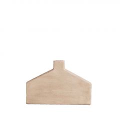 Espiel Βάζο Κεραμικό Πλακέ Μπεζ-Χρυσή Πατίνα 34x23 Εκ. Κωδικός: TOF253