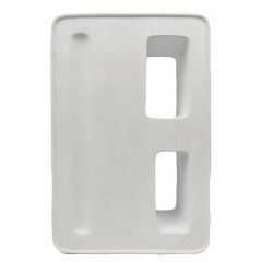 Espiel Βάζο Πλακέ Κεραμικό Κρεμ 24x9,5x35,5 Εκ. Κωδικός: MAH108