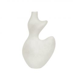 Espiel Βάζο Ακανόνιστο Κεραμικό Κρεμ 15x8x25,5 Εκ. Κωδικός: MAH105