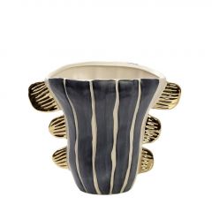 Espiel Βάζο Κεραμικό Μπλε/Λευκό 23,8x13x20,2 Εκ. Κωδικός: NIX115