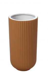 Espiel Βάζο Κεραμικό Σκούρο Πορτοκαλί 12x23,8 Εκ. Κωδικός: KLA317K1