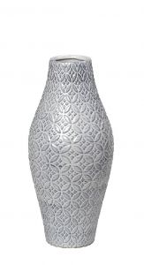 Espiel Βάζο Κεραμικό Γκρι 17x38 Κωδικός: CER2320