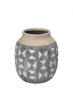 Espiel Βάζο Κεραμικό Γκρι 16,5x19,5 Κωδικός: CER2315
