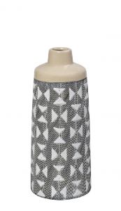 Espiel Βάζο Κεραμικό Γκρι 14x32 Κωδικός: CER2317