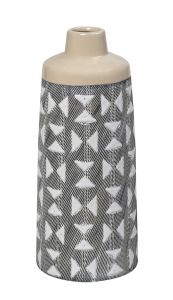 Espiel Βάζο Κεραμικό Γκρι 15,5x39 Κωδικός: CER2316