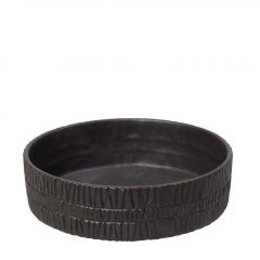 Espiel Πιατέλα "Scratched" Πορσελάνινη Σκούρα Καφέ 34,5x6 Κωδικός: NFU514