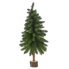 Iliadis Πρασινο Δενδρο Σε Ξυλινο Κορμο 80Εκ 