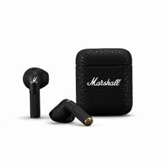 Marshall Minor III Earbud Bluetooth Handsfree Ακουστικά Με Θήκη Φόρτισης I TW Black