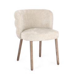 Bizzotto Ilma Καρέκλα Υφασμάτινη Εκρού 60x63x78