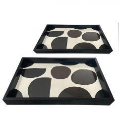 Espiel Δίσκοι Mdf Διακοσμητικοί Σετ 2 Τμχ 46x31x5 Εκ. Κωδικός: SOF202