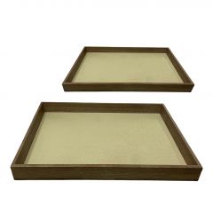 Espiel Δίσκοι Mdf Διακοσμητικοί Σετ 2 Τμχ 46x31x5 Εκ. Κωδικός: SOF204