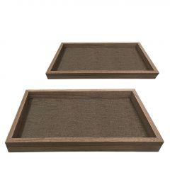 Espiel Δίσκοι Mdf Διακοσμητικοί Σετ 2 Τμχ 46x31x5 Εκ. Κωδικός: SOF205