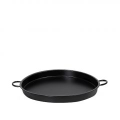 Espiel Δίσκος Μεταλλικός Μαύρος 49x45 Εκ. Κωδικός: EMA111