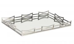 Espiel Δίσκος Με Καθρέπτη Inox Χρώμιο 36x5x56 Κωδικός: MR19213