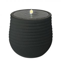 Espiel Συντριβάνι Με Led Φωτισμό Πέτρινο Γκρι Ø53x49 Εκ. Κωδικός: STV109