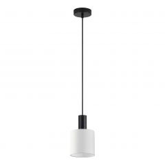 Homelighting Φωτιστικό Οροφής Μεταλλικό Λευκό/Μαύρο Adept Fabric 77-8505