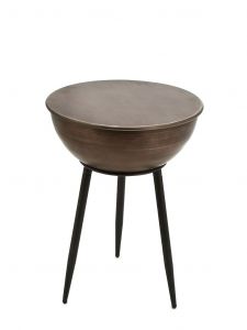 Espiel Βοηθητικό Τραπέζι Μεταλλικό Μπρονζέ 42,5x60,5 Κωδικός: AFT206