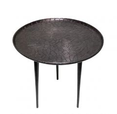 ESPIEL ΤΡΑΠΕΖΙ ΣΑΛΟΝΙΟΥ ΑΛΟΥΜΙΝΙΟΥ ΜΑΥΡΟ 48,2X48,2X53,3 ΚΩΔΙΚΟΣ: DUG208