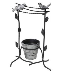 ESPIEL ΓΛΑΣΤΡΑΚΙ ΣΕ ΜΕΤΑΛΛΙΚΗ ΒΑΣΗ "ΠΟΥΛΑΚΙ" 22Χ14Χ34 ΚΩΔΙΚΟΣ: SAT104K2