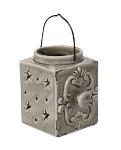 ESPIEL ΦΑΝΑΡΙ ΚΕΡΑΜΙΚΟ ΜΕ ΣΚΑΛΙΣΜΑ ΜΠΕΖ 11Χ9,5Χ10,5 ΚΩΔΙΚΟΣ: HEG111K2