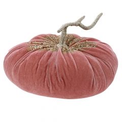 Iliadis Ροζ Βελουδινη Κολοκυθα 25Χ25Χ20Εκ 