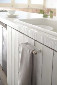 Yamazaki Κρεμάστρα Για Πετσέτες Μεταλλική Λευκή Tosca 19x7,5x6