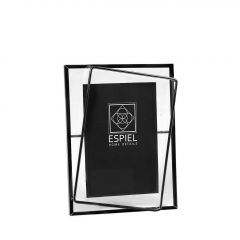 Espiel Κορνίζα Μεταλλική Μαύρη 10x15 Κωδικός: FAM543