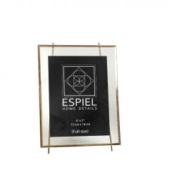 Espiel Κορνίζα Μεταλλική Χρυσή 10x15 Κωδικός: FAM501