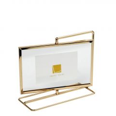 Espiel Περιστρεφόμενη Κορνίζα 2 Όψεων Μεταλλική Χρυσή 10x15 Κωδικός: FAM564