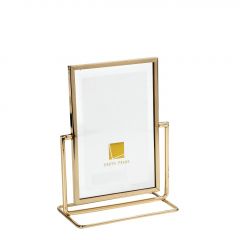 Espiel Περιστρεφόμενη Κορνίζα 2 Όψεων Μεταλλική Χρυσή 10x15 Κωδικός: FAM566