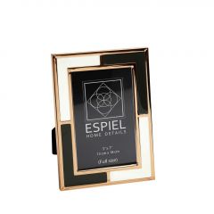 Espiel Κορνίζα Μεταλλική Λευκή/Γκρι/Χρυσή 15x20 Εκ. Κωδικός: FAM707