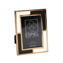 Espiel Κορνίζα Μεταλλική Λευκή/Γκρι/Χρυσή 20x25 Εκ. Κωδικός: FAM708