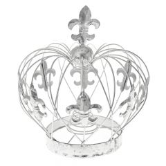Iliadis Ασημι Μεταλλικη Κορωνα Κορυφη Δενδρου 24Χ24Χ24Εκ 