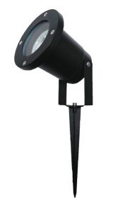 it-Lighting Mercury 1xGU10 Outdoor Spike Light Black D:9,5cm (80600514)