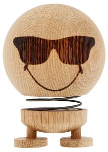 Hoptimist Smiley Cool Διακοσμητική Φιγούρα Ξύλινη Medium Raw Oak