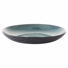 Bitz Πιάτο Φαγητού Βαθύ Stoneware Φ40 Εκ. - Gastro Black/Green