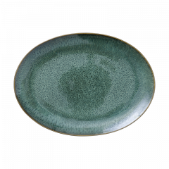 Bitz Πιατέλα Σερβιρίσματος Stoneware 45x34 Εκ. - Gastro Black/Green