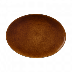 Bitz Πιατέλα Σερβιρίσματος Stoneware 45x34 Εκ. - Gastro Black/Amber