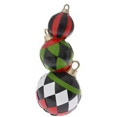 Iliadis Πολυρεζιν Διακοσμητικες 3Μπαλες Φ16Χ36Εκ 