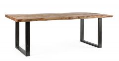 Bizzotto Nottingham Τραπέζι Φαγητού Ξύλινο Καφέ 220x100x77