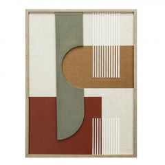 Espiel Πίνακας Σε 3D Καμβά Pvc/Mdf Πολύχρωμος 45x60 Εκ. Κωδικός: FAL407