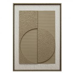 Espiel Πίνακας Σε 3D Καμβά Pvc/Mdf Μπεζ 50x70 Εκ. Κωδικός: FAL409