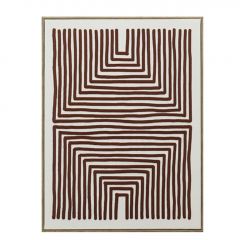 Espiel Πίνακας Σε Καμβά Pvc/Mdf Κόκκινος 45x60 Εκ. Κωδικός: FAL413